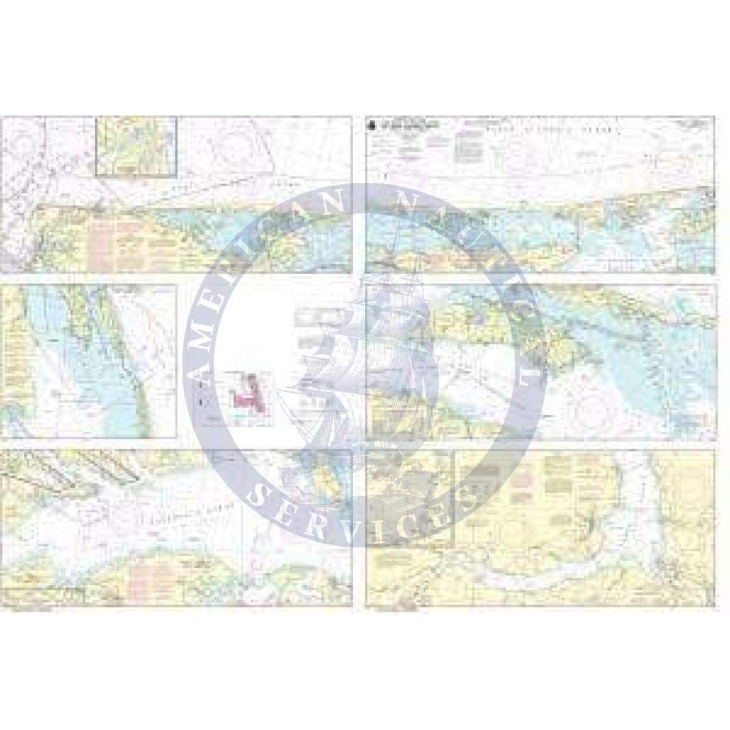 NOAA Nautical Chart 12205: Cape Henry to Pamlico Sound, Including Albemarle Sd.; Rudee Heights