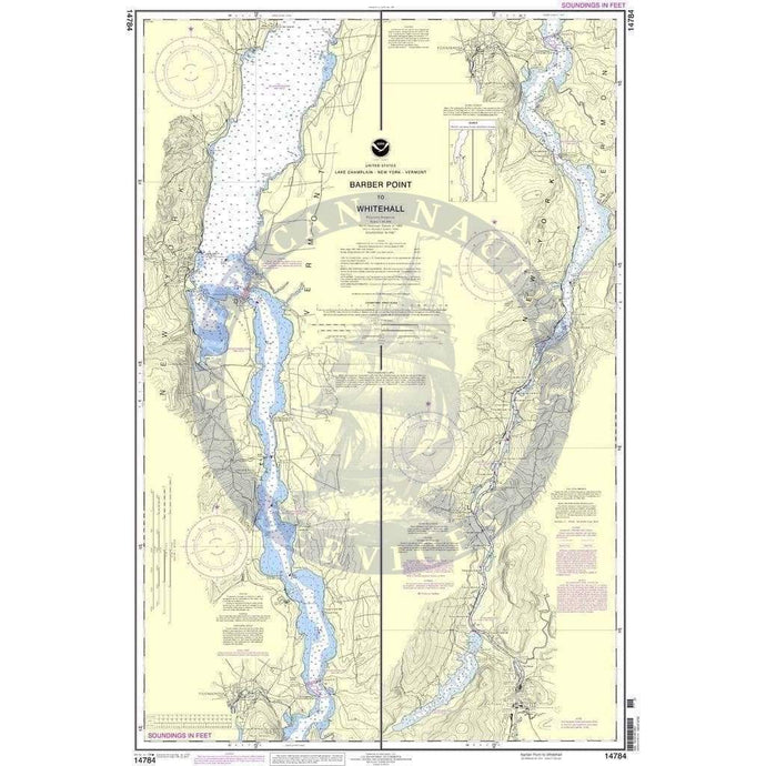 NOAA Nautical Chart 14784: Barber Point to Whitehall