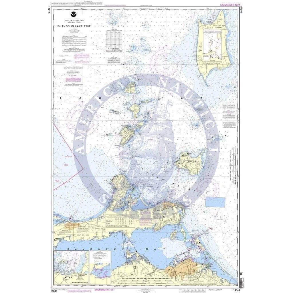 NOAA Nautical Chart 14844: Islands in Lake Erie;Put-In-Bay