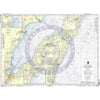NOAA Nautical Chart 14910: Lower Green Bay;Oconto Harbor;Algoma