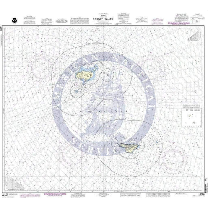 NOAA Nautical Chart 16380: Pribilof Islands