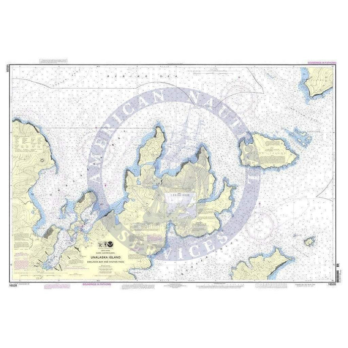 NOAA Nautical Chart 16528: Unalaska Bay and Akutan Pass
