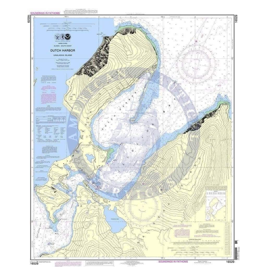 NOAA Nautical Chart 16529: Dutch Harbor