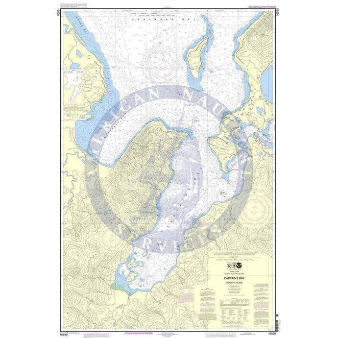 NOAA Nautical Chart 16530: Captains Bay