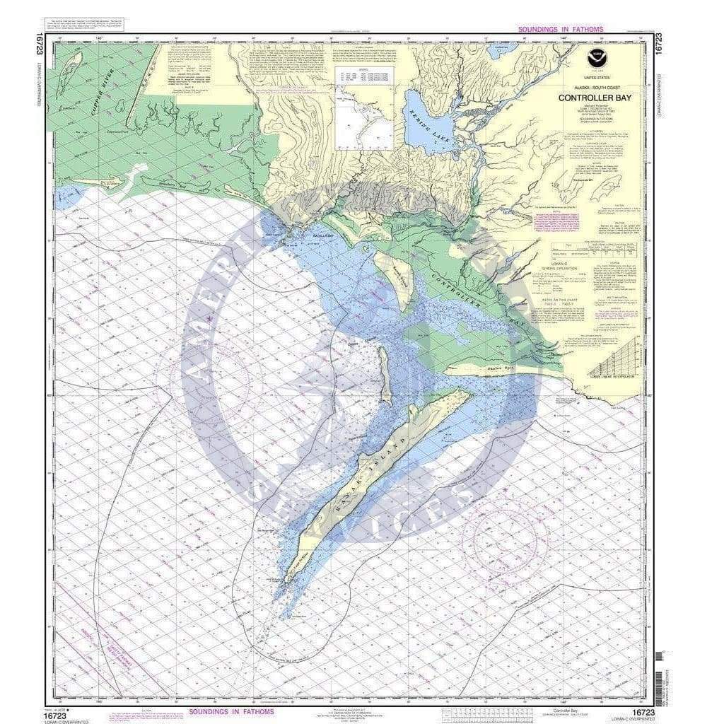 NOAA Nautical Chart 16723: Controller Bay
