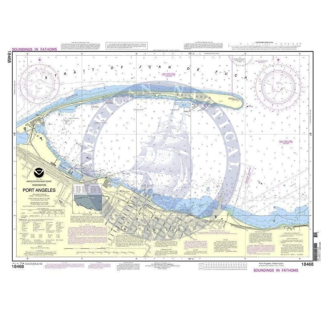 NOAA Nautical Chart 18468: Port Angeles