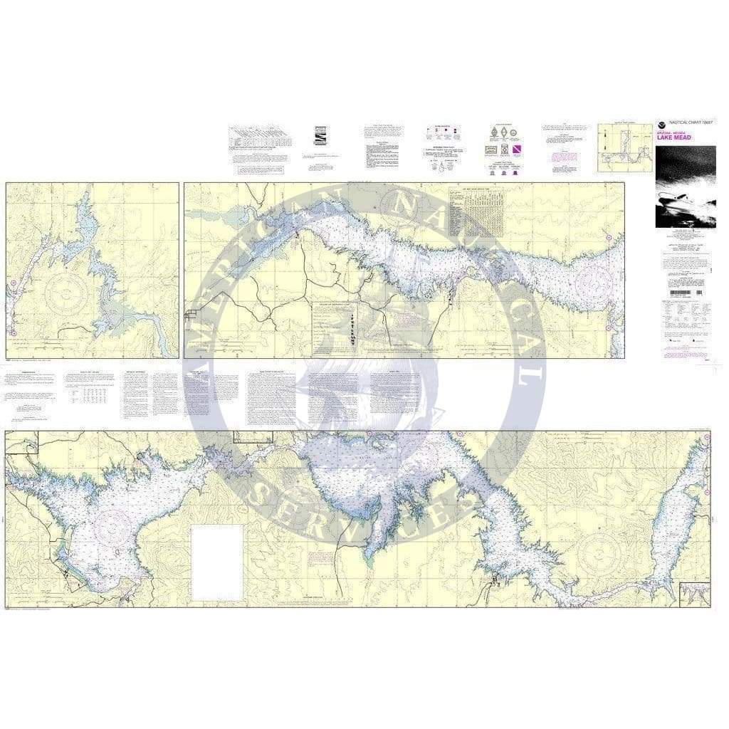 NOAA Nautical Chart 18687: Lake Mead