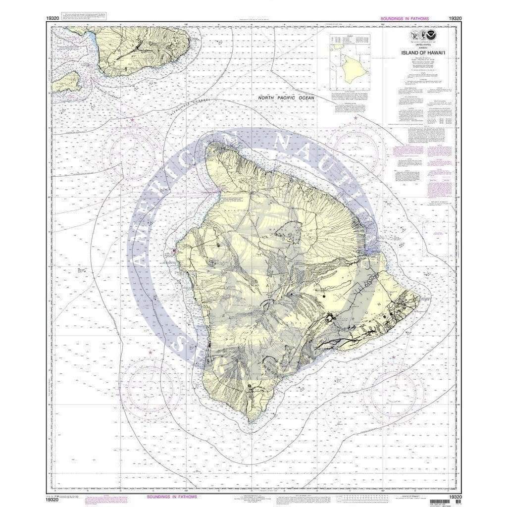 NOAA Nautical Chart 19320: Island Of Hawai'i