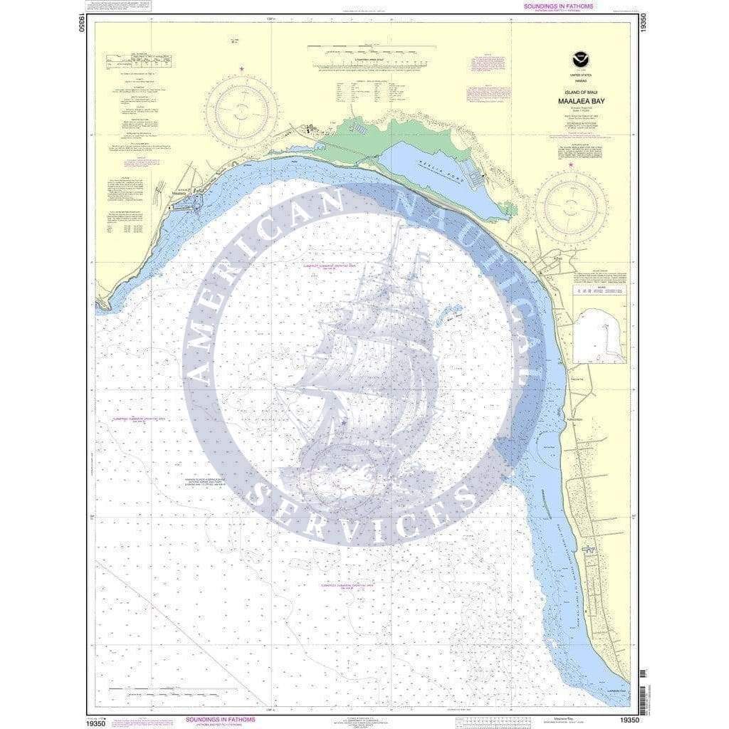 NOAA Nautical Chart 19350: Island of Maui Ma'alaea Bay
