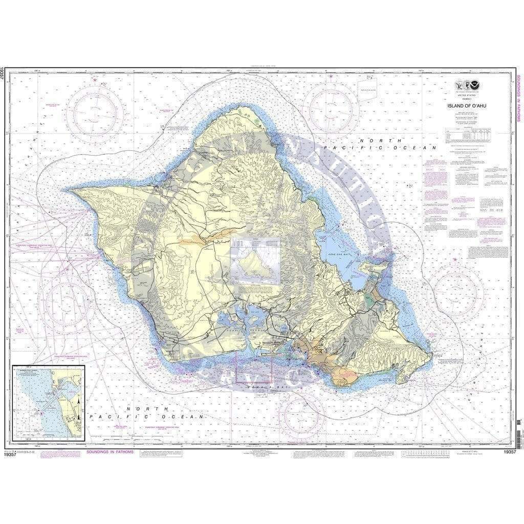 NOAA Nautical Chart 19357: Island of O'ahu;Barbers Point Harbor