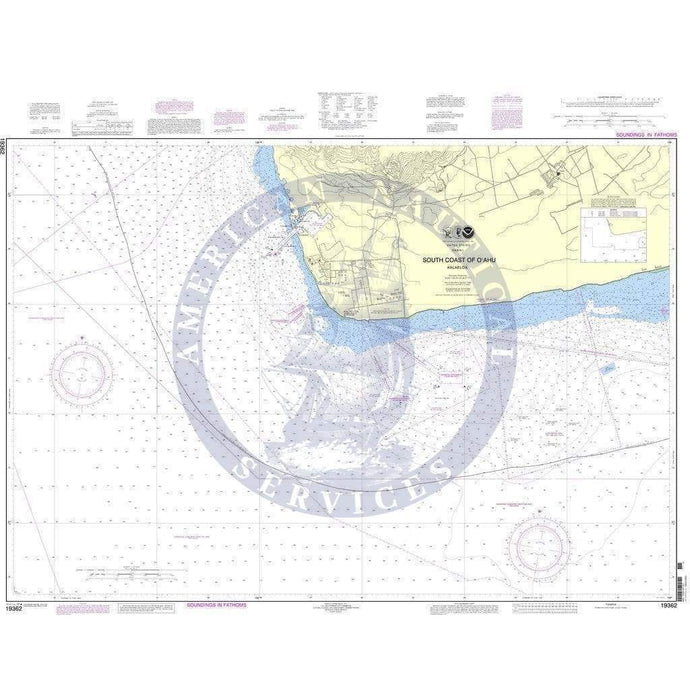 NOAA Nautical Chart 19362: South Coast of O'ahu Kalaeloa
