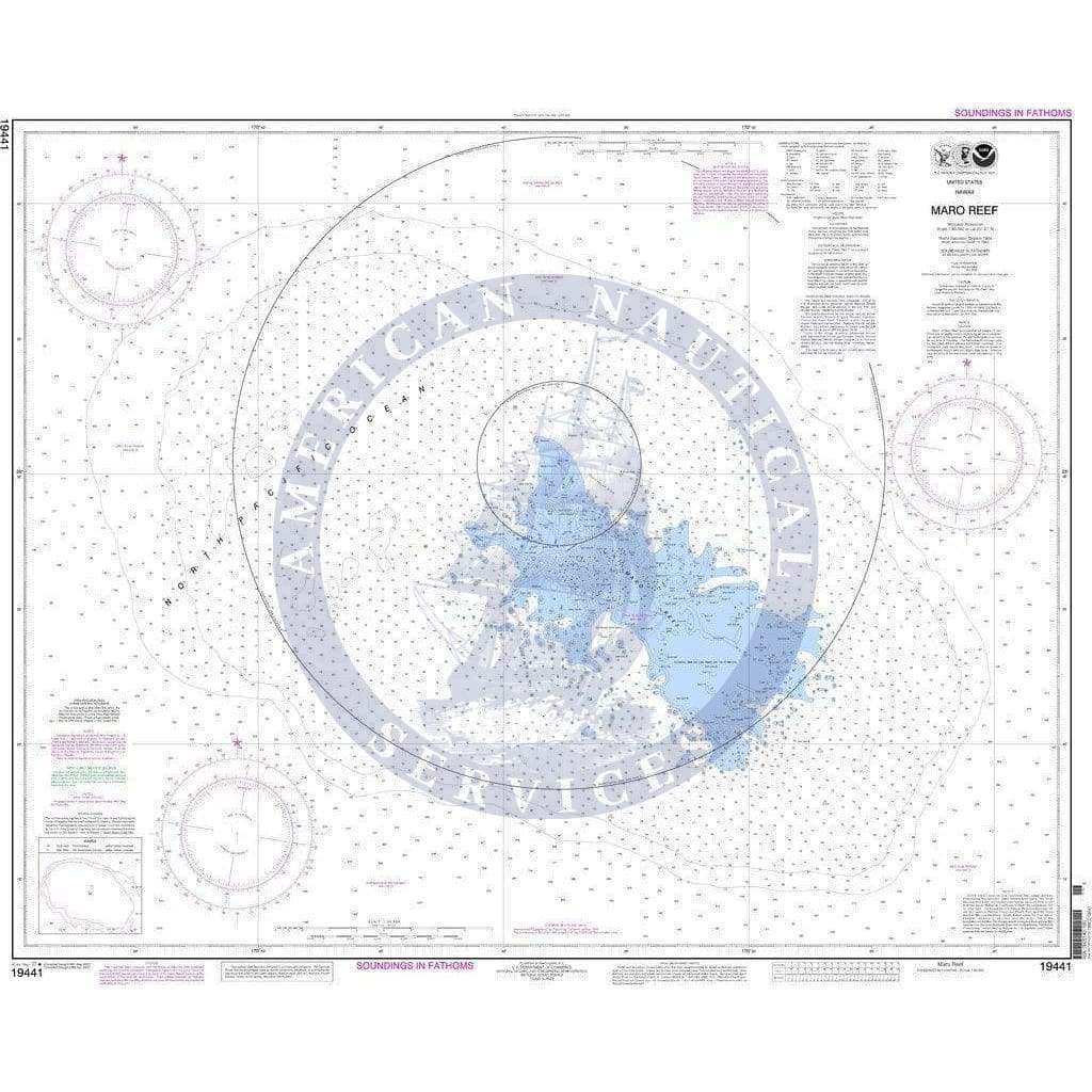 NOAA Nautical Chart 19441: Maro Reef