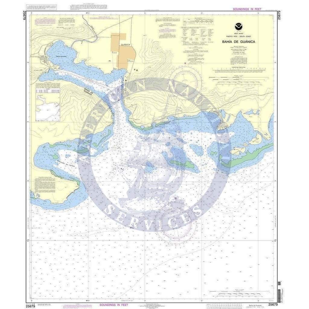 NOAA Nautical Chart 25679: Bahia de Guanica