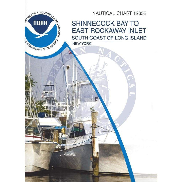 NOAA Shinnecock Bay Chart 12352 Shinnecock Bay to East Rockaway Inlet
