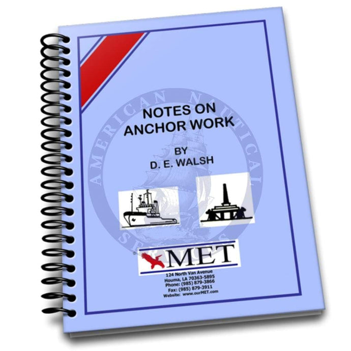Notes On Anchor Work (BK-490)