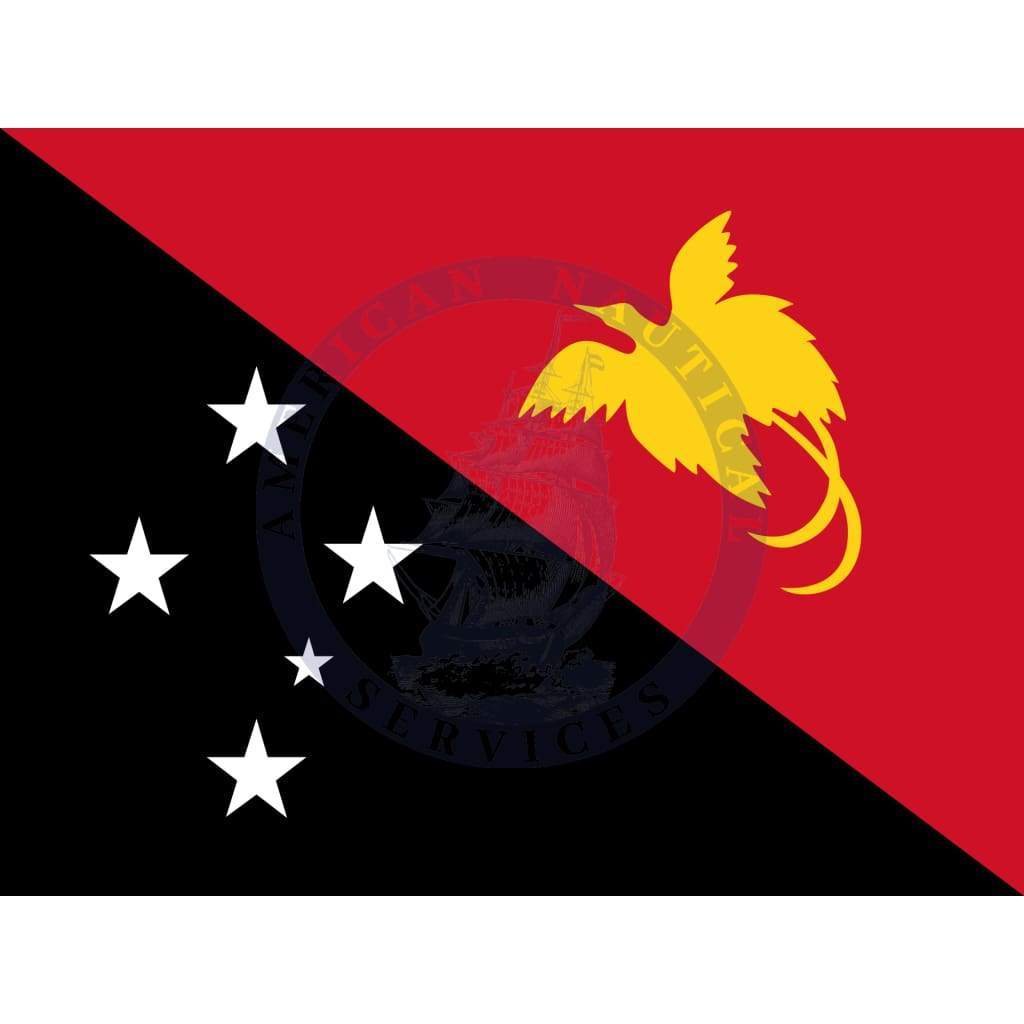Papau New Guniea Country Flag