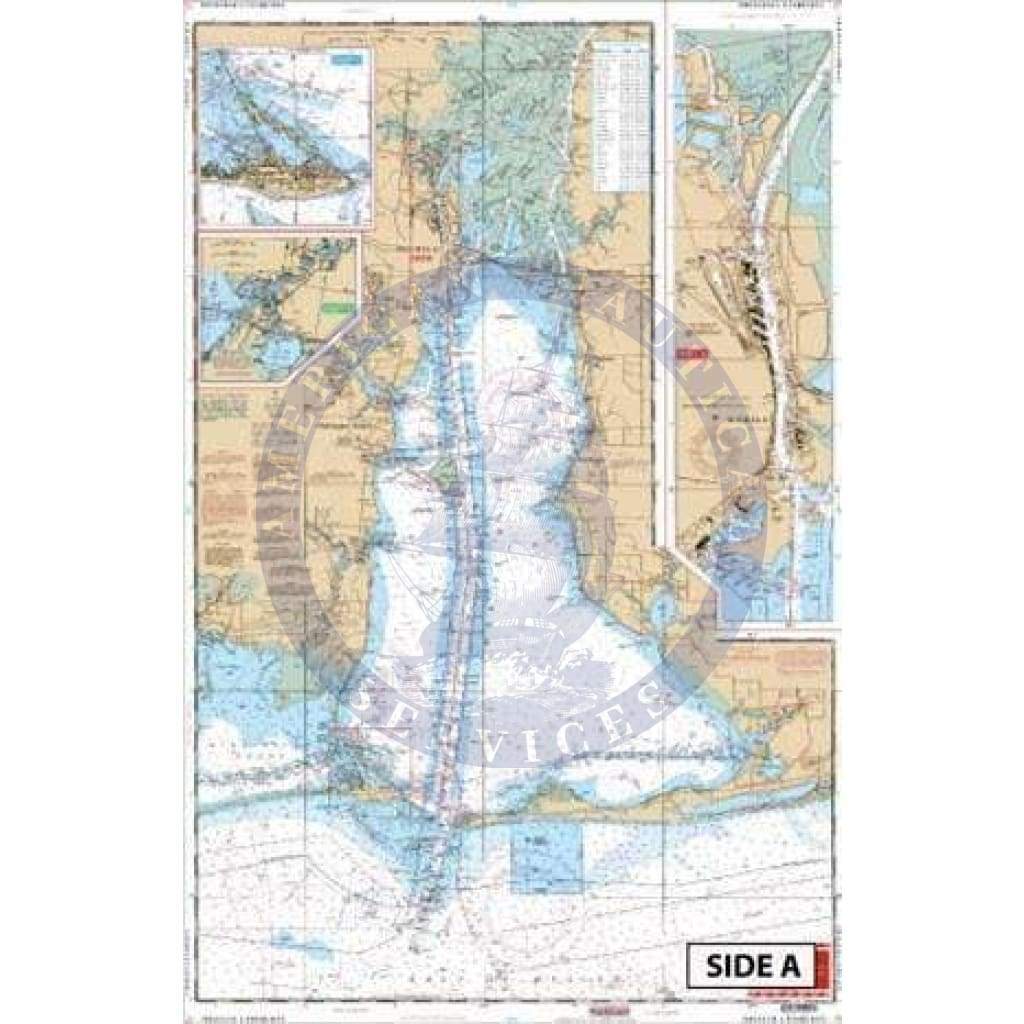 Pensacola and Mobile Bays Navigation Chart 94