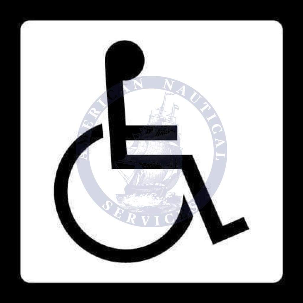 Port & Air Terminal Sign: Disabled access