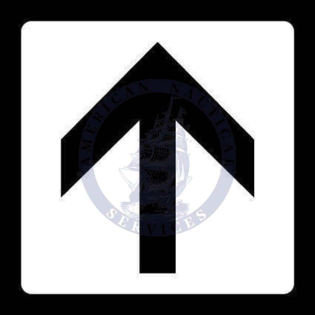 Port & Air Terminal Sign: Horizontal/Vertical arrow