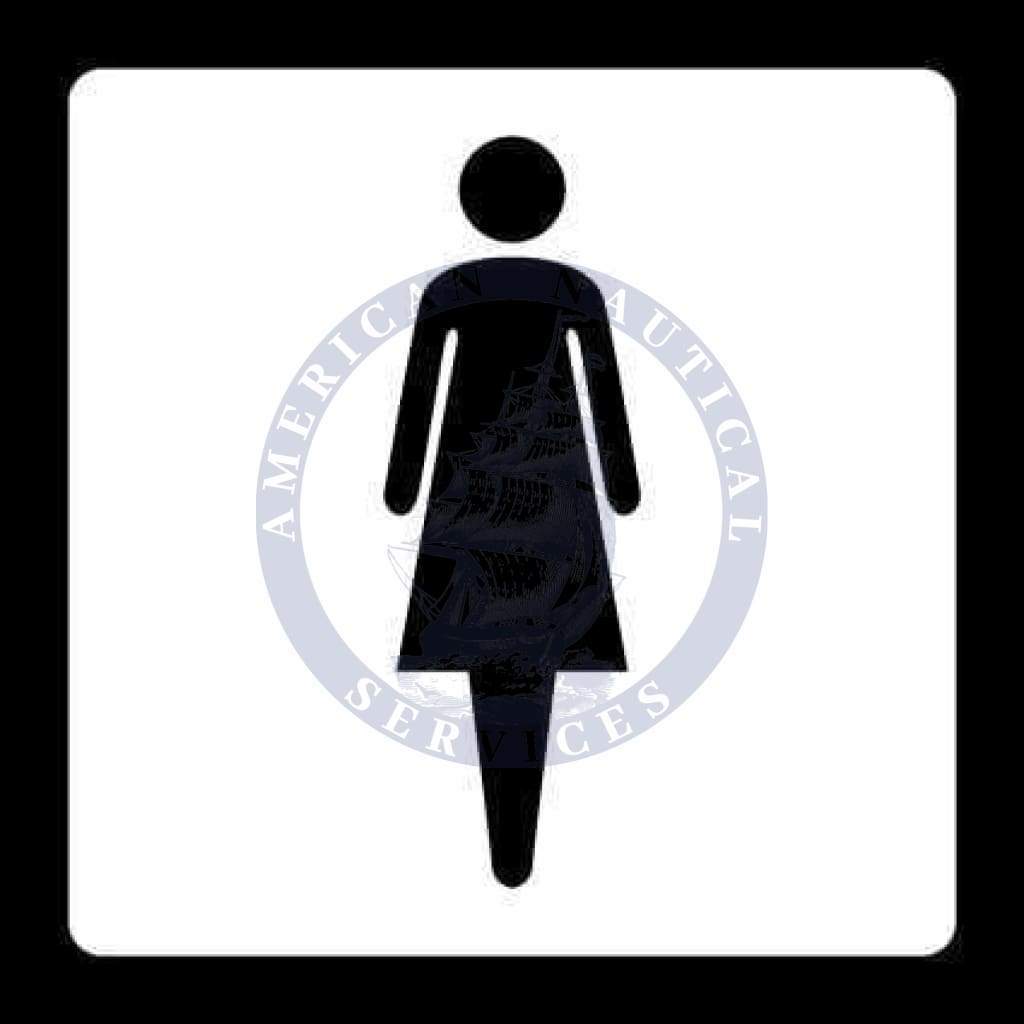 Port & Air Terminal Sign: Toilets, ladies