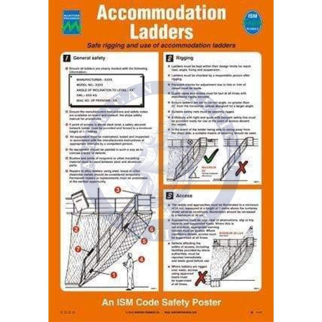 Poster - Accommodation Ladders - Amnautical