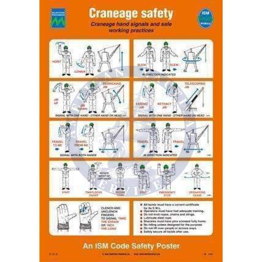 Poster - Cranage Safety