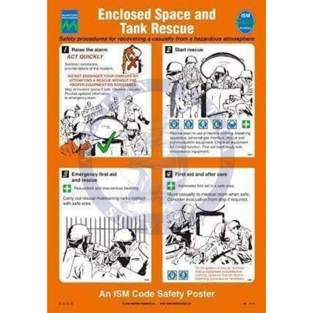 Poster - Enclosed Space and Tank Rescue| The Rescue Poster - Amnautical