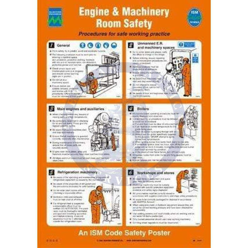 Poster - Engine Room Safety - Amnautical
