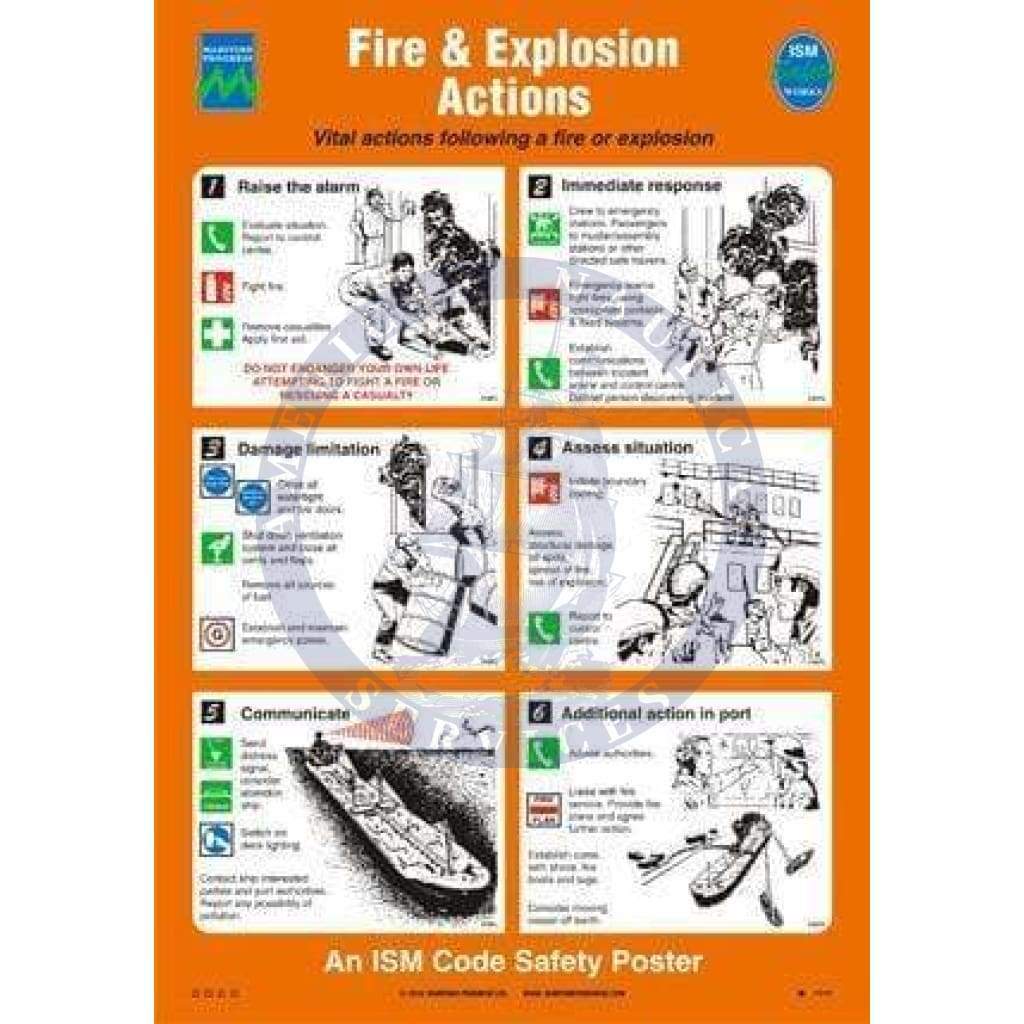 Poster - Fire and Explosion Rescue - Amnautical
