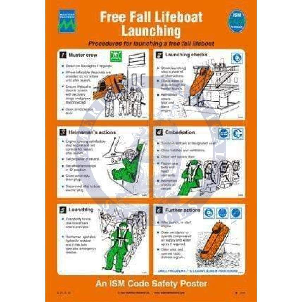 Poster - Free Fall Lifeboat Launching