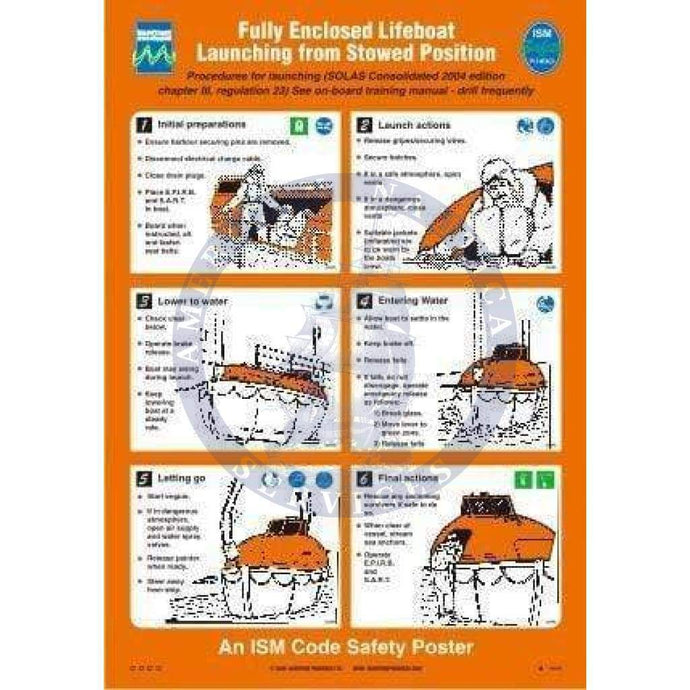 Poster - Lifeboat Launching in a Safe Atmosphere