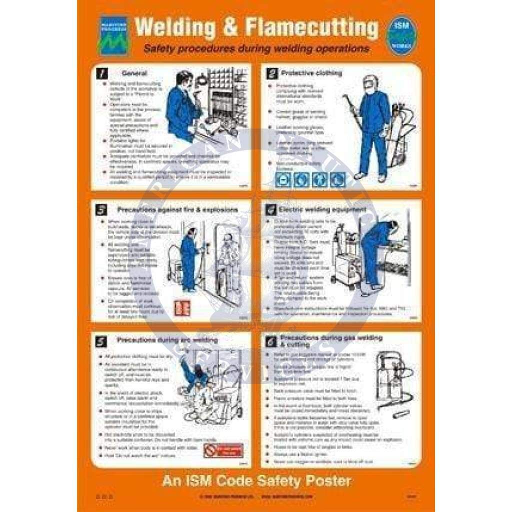 Poster - Welding and Flamecutting