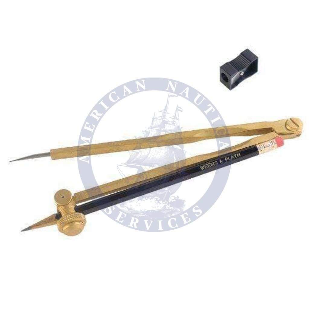 Professional Brass Pencil Compass (Weems & Plath 1049)