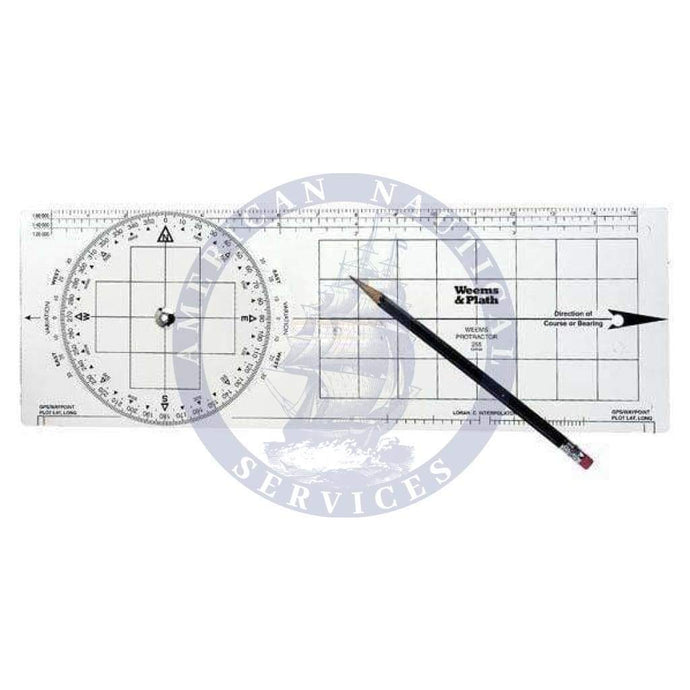 Protractor with Pencil (Weems & Plath 255)