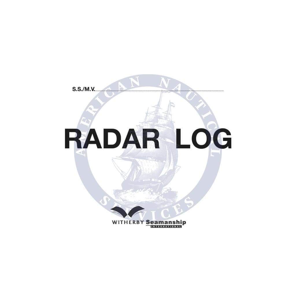 Radar Logentry Example Comprehensive Radar Logbook | Record, Analyze & Store Data Efficiently ...