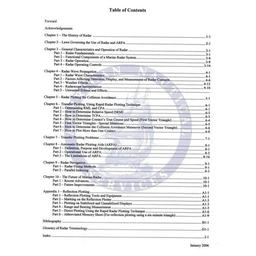 Radar Observer Manual, 6th Edition - Amnautical