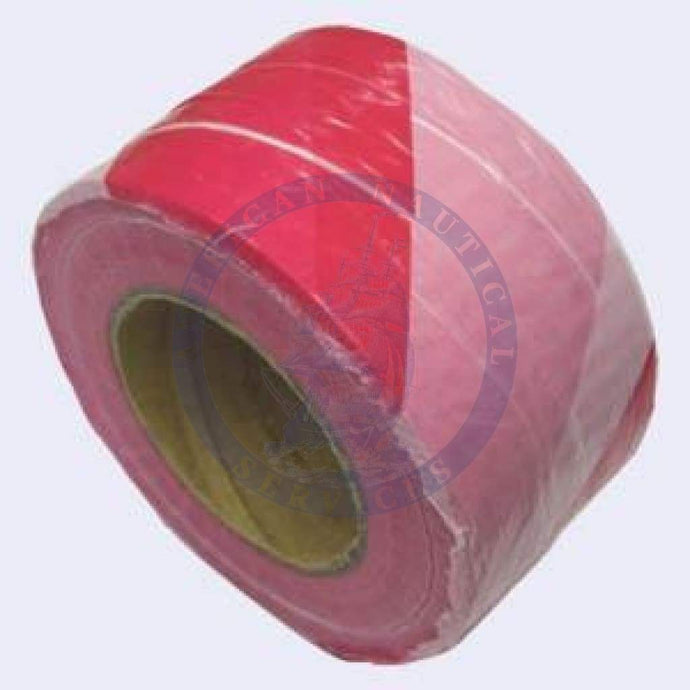 Red and White Barrier Tape
