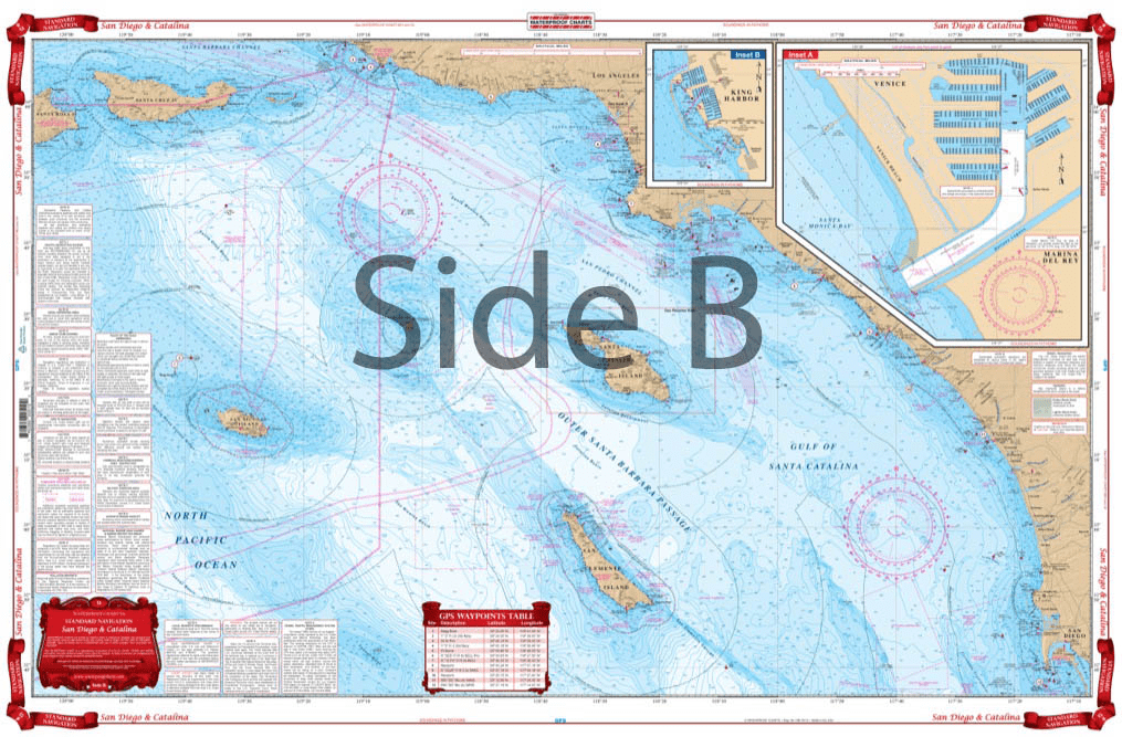 San Diego and Catalina Navigation Chart 51