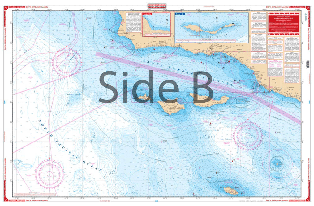 Santa Barbara Channel Navigation Chart 82