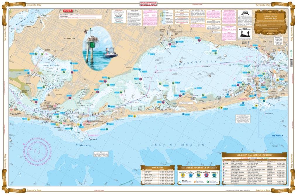 Sarasota Bay Inshore Fishing Chart