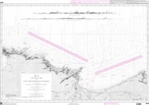 SHOM Chart 3024: Du Cap Toukoush au Cap Rose