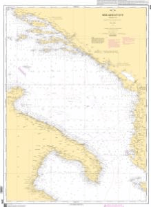 SHOM Chart 3976: Mer Adriatique - Partie Sud