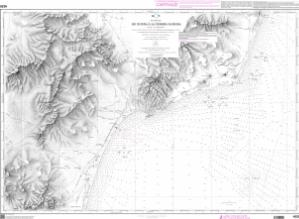 SHOM Chart 4225: De Kurba à la Sebkha Djiriba  - Golfe dHammamet