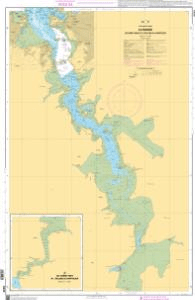 SHOM Chart 4233: La Rance - De Saint-Malo à lécluse du Châtelier