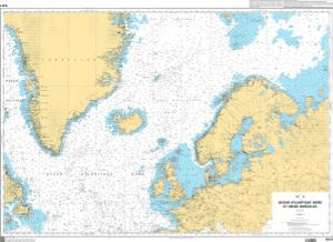 SHOM Chart 5417: Océan Atlantique Nord et mers boréales