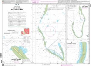 SHOM Chart 5978: Mer de Corail - Îles et récifs Épars