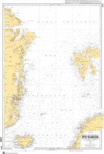 SHOM Chart 6014: Mers de Norvège et du Groenland - De la Terre Peary au Scoresby Sound et de Trondheim au Cap Nord