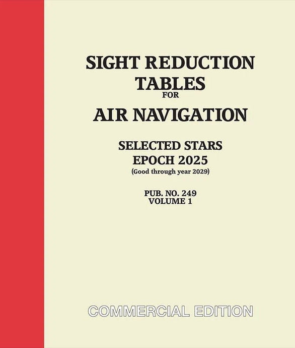 Sight Reduction Tables for Air Navigation - Pub. 249 (HO-249) Vol. 1 – EPOCH 2025