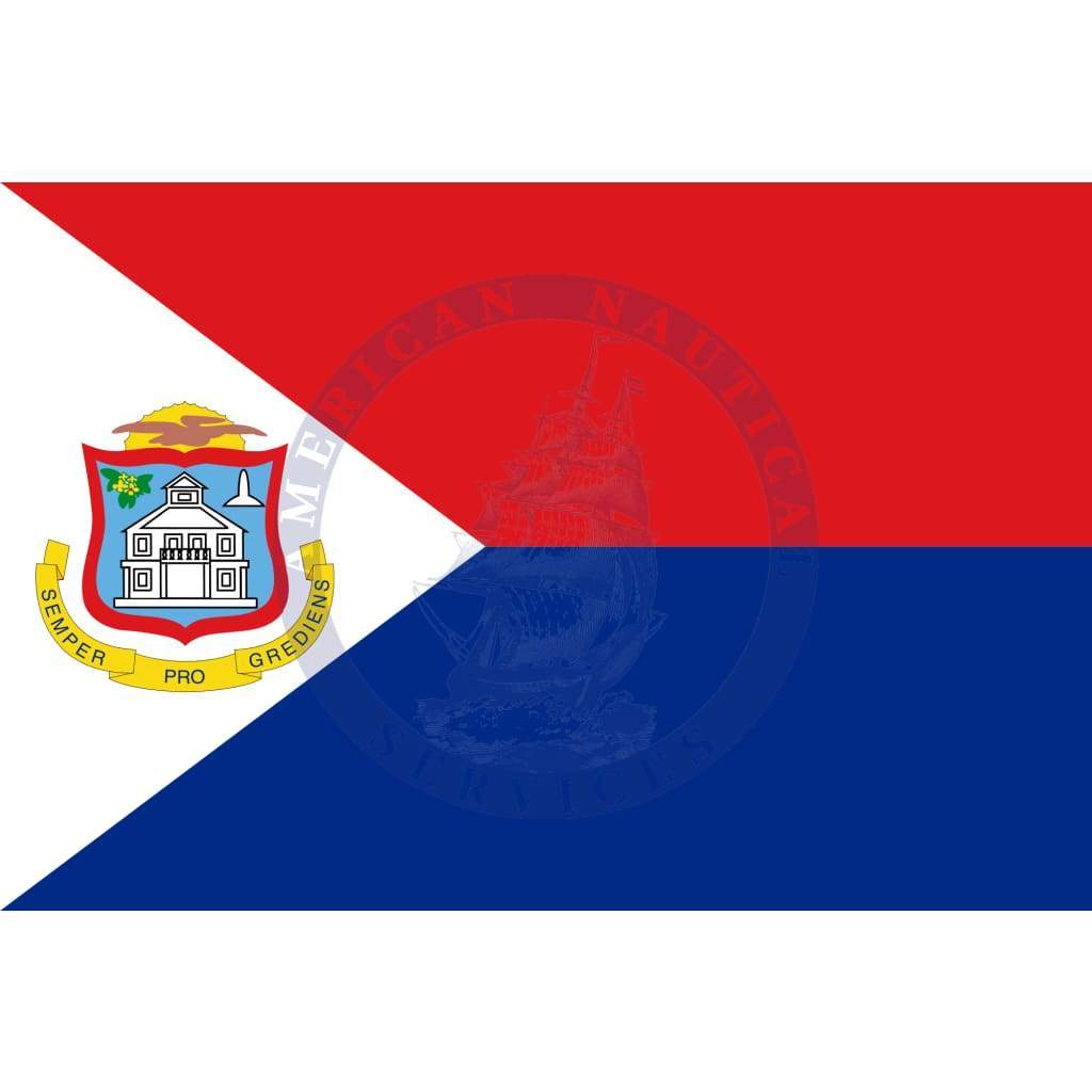 Sint Maarten Country Flag