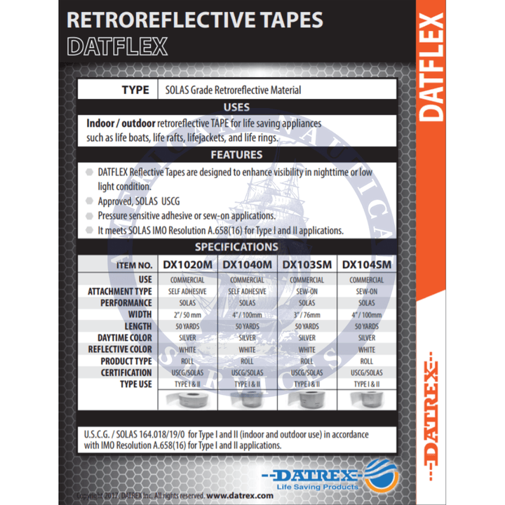 SOLAS Reflective Tape (2” x 150') | SOLAS Tape | Super Reflective Tape ...